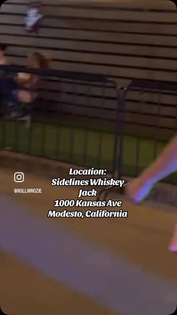 Night skating session in Modesto